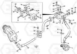 85646 Hydraulic system, Feeed line P4 EC450 ?KERMAN ?KERMAN EC450 SER NO - 1781, Volvo Construction Equipment