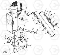 82441 Heater, diesel installation EC450 ?KERMAN ?KERMAN EC450 SER NO - 1781, Volvo Construction Equipment