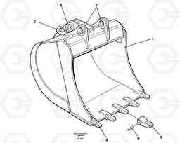 3329 Buckets, direct fitting with cast cutting edges EC450 ?KERMAN ?KERMAN EC450 SER NO - 1781, Volvo Construction Equipment