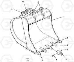 106414 Buckets, direct fitting EC450 ?KERMAN ?KERMAN EC450 SER NO - 1781, Volvo Construction Equipment