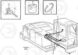 28956 Cable harness, upper section, material handling equipment 3 pcs EC450 ?KERMAN ?KERMAN EC450 SER NO - 1781, Volvo Construction Equipment