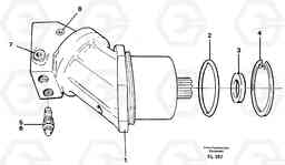 28597 Hydraulic motor, travel EC450 ?KERMAN ?KERMAN EC450 SER NO - 1781, Volvo Construction Equipment