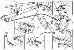 64113 Backhoe boom incl. attachements, 6.65 m EC450 ?KERMAN ?KERMAN EC450 SER NO - 1781, Volvo Construction Equipment