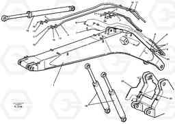 24175 Tubes, assembly, backhoe boom 6.65 m EC450 ?KERMAN ?KERMAN EC450 SER NO - 1781, Volvo Construction Equipment