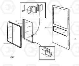 34082 Sliding window EC450 ?KERMAN ?KERMAN EC450 SER NO - 1781, Volvo Construction Equipment