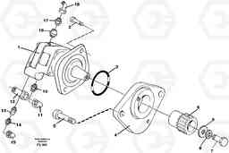 104367 Fan pump, Oil cooler EC450 ?KERMAN ?KERMAN EC450 SER NO - 1781, Volvo Construction Equipment