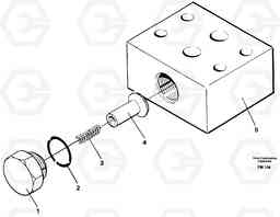 26785 Anticavitation valve EC650 ?KERMAN ?KERMAN EC650 SER NO - 538, Volvo Construction Equipment