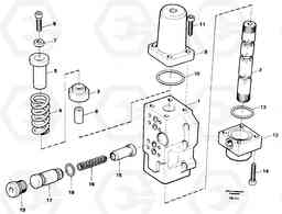 4443 Fourway valve, bucket primary and secondary EC650 ?KERMAN ?KERMAN EC650 SER NO - 538, Volvo Construction Equipment