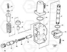 58657 Fourway valve, transport primary and secondary EC650 ?KERMAN ?KERMAN EC650 SER NO - 538, Volvo Construction Equipment