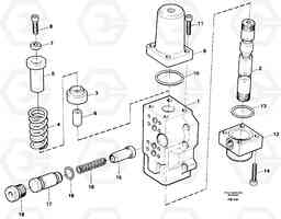 58659 Four-way valve, dipper primary EC650 ?KERMAN ?KERMAN EC650 SER NO - 538, Volvo Construction Equipment