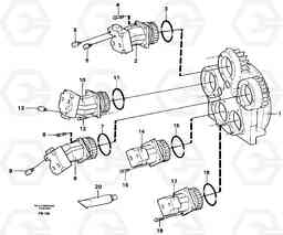 81449 Pump installation EC650 ?KERMAN ?KERMAN EC650 SER NO - 538, Volvo Construction Equipment