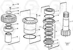 33704 Slew drive shaft EC650 ?KERMAN ?KERMAN EC650 SER NO - 538, Volvo Construction Equipment