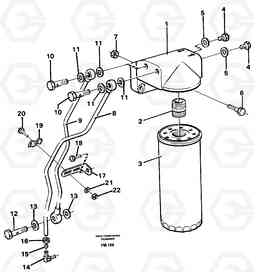 5499 Oil filter, By Pass EC650 ?KERMAN ?KERMAN EC650 SER NO - 538, Volvo Construction Equipment