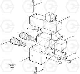 31418 Control block for end position damp EC650 ?KERMAN ?KERMAN EC650 SER NO - 538, Volvo Construction Equipment