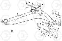 27504 Backhoe boom incl. attachements, 7.60m EC650 ?KERMAN ?KERMAN EC650 SER NO - 538, Volvo Construction Equipment