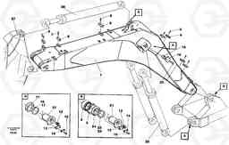 25316 Backhoe boom mass excavation, incl.attachments, 6,6m EC650 ?KERMAN ?KERMAN EC650 SER NO - 538, Volvo Construction Equipment