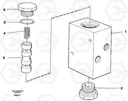 26835 Valve, travel brake EC650 ?KERMAN ?KERMAN EC650 SER NO - 538, Volvo Construction Equipment