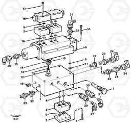 27472 Valve-block rotating equipment EC650 ?KERMAN ?KERMAN EC650 SER NO - 538, Volvo Construction Equipment