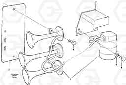 26152 Compressor horn EC650 ?KERMAN ?KERMAN EC650 SER NO - 538, Volvo Construction Equipment