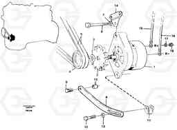 60349 Alternator, assembly EC650 ?KERMAN ?KERMAN EC650 SER NO - 538, Volvo Construction Equipment