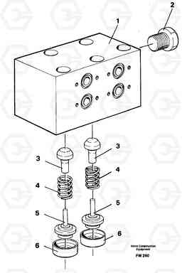 26154 Anticavitation valve EC650 ?KERMAN ?KERMAN EC650 SER NO - 538, Volvo Construction Equipment