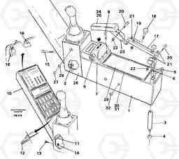 27794 Side panel right EC650 ?KERMAN ?KERMAN EC650 SER NO - 538, Volvo Construction Equipment