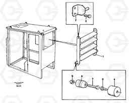 31264 Blind rear window, blind cab-protection EC650 ?KERMAN ?KERMAN EC650 SER NO - 538, Volvo Construction Equipment