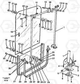 33711 Front window EC650 ?KERMAN ?KERMAN EC650 SER NO - 538, Volvo Construction Equipment