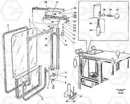 50458 Front window,lifting device EC650 ?KERMAN ?KERMAN EC650 SER NO - 538, Volvo Construction Equipment