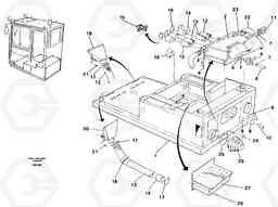 84840 Cab heater with fitting parts EC650 ?KERMAN ?KERMAN EC650 SER NO - 538, Volvo Construction Equipment