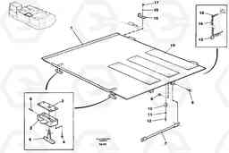 33451 Hatch, rear, left EC650 ?KERMAN ?KERMAN EC650 SER NO - 538, Volvo Construction Equipment