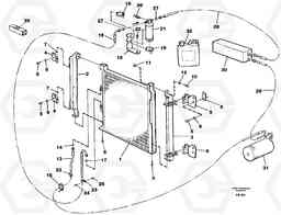 33714 Condensor with fitting parts, cooling agent R134a EC650 ?KERMAN ?KERMAN EC650 SER NO - 538, Volvo Construction Equipment