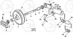 33442 Front idler, tension cylinder EC650 ?KERMAN ?KERMAN EC650 SER NO - 538, Volvo Construction Equipment