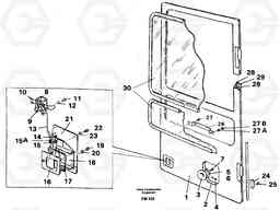 33445 Door, operator's cab EC650 ?KERMAN ?KERMAN EC650 SER NO - 538, Volvo Construction Equipment