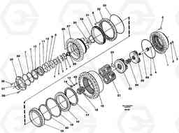 33703 Planetary gear, travel EC650 ?KERMAN ?KERMAN EC650 SER NO - 538, Volvo Construction Equipment