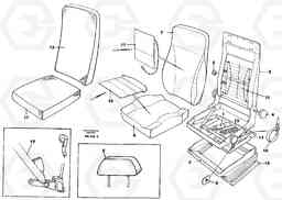 33713 Operator's seat Be-ge EC650 ?KERMAN ?KERMAN EC650 SER NO - 538, Volvo Construction Equipment