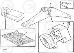 1591 Working lamp on boom EC650 ?KERMAN ?KERMAN EC650 SER NO - 538, Volvo Construction Equipment