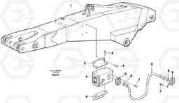 1608 Hammer hydraulics on backhoe dipper arm, 2.75m/3.25m EC650 ?KERMAN ?KERMAN EC650 SER NO - 538, Volvo Construction Equipment