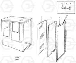 33455 Entire unbreak.windscr. EC650 ?KERMAN ?KERMAN EC650 SER NO - 538, Volvo Construction Equipment