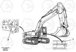 16633 Product identification plate EC620 ?KERMAN ?KERMAN EC620 SER NO - 445, Volvo Construction Equipment