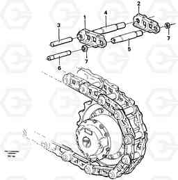 32947 Track chain EC150C ?KERMAN ?KERMAN EC150C SER NO - 253, Volvo Construction Equipment