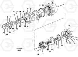 34038 Planetary drive EC150C ?KERMAN ?KERMAN EC150C SER NO - 253, Volvo Construction Equipment