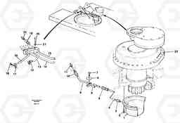 6478 Slew transmission, lubricating pipe EC150C ?KERMAN ?KERMAN EC150C SER NO - 253, Volvo Construction Equipment