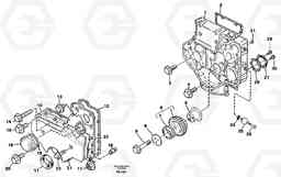 90354 Timing gear casing EC150C ?KERMAN ?KERMAN EC150C SER NO - 253, Volvo Construction Equipment