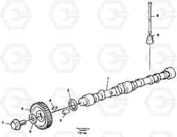 7856 Camshaft EC150C ?KERMAN ?KERMAN EC150C SER NO - 253, Volvo Construction Equipment