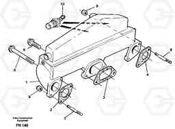 30855 Inlet manifold EC150C ?KERMAN ?KERMAN EC150C SER NO - 253, Volvo Construction Equipment