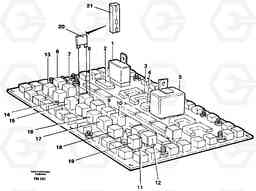 103112 Electrical distribution unit, relay EC150C ?KERMAN ?KERMAN EC150C SER NO - 253, Volvo Construction Equipment