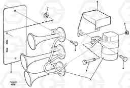 30860 Compressor horn EC150C ?KERMAN ?KERMAN EC150C SER NO - 253, Volvo Construction Equipment