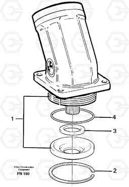 34039 Hydraulic motor, slew EC150C ?KERMAN ?KERMAN EC150C SER NO - 253, Volvo Construction Equipment