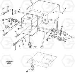 7944 Travel valve bloc EC150C ?KERMAN ?KERMAN EC150C SER NO - 253, Volvo Construction Equipment